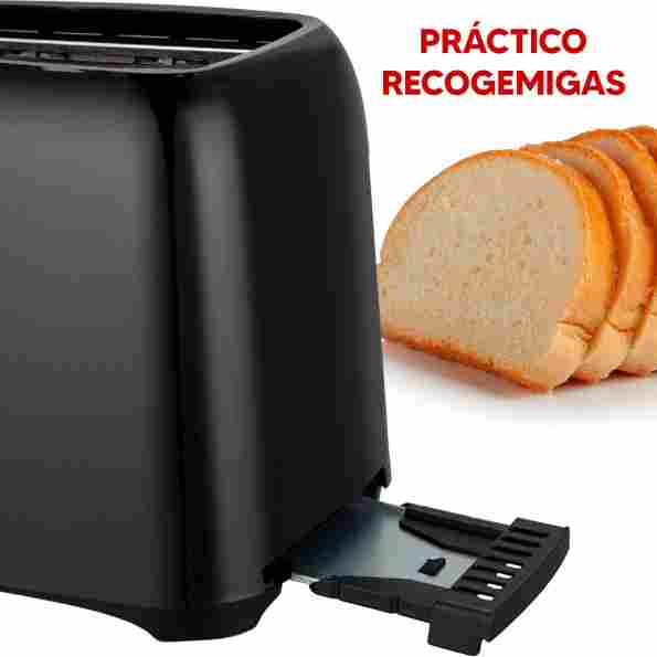 Tostadora Doble Ranura Xion Para 4 Panes Xi-to204-cu 1200w - Image 3