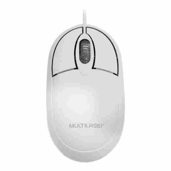 Mouse Con Cable Multilaser Mo302 Blanco Jeux - Image 2