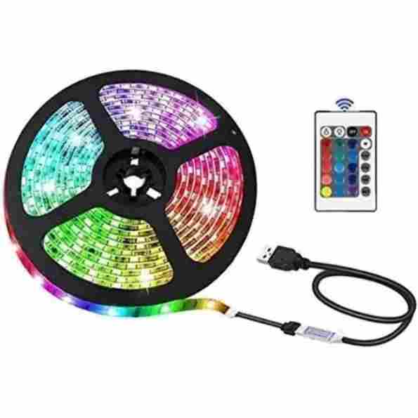 Tira De Luces Led Rgb 5050 Ledstar 5mts C/control -jeux