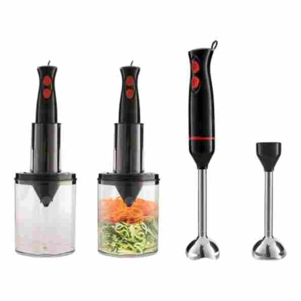 Mixer Xion Licuamixer Spiralizer Xi-li700s Negro Y Rojo 220v