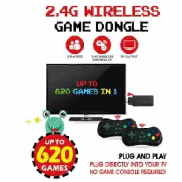 GAME DONGLE 2.4G WIRELESS | 2 JOYSTICK