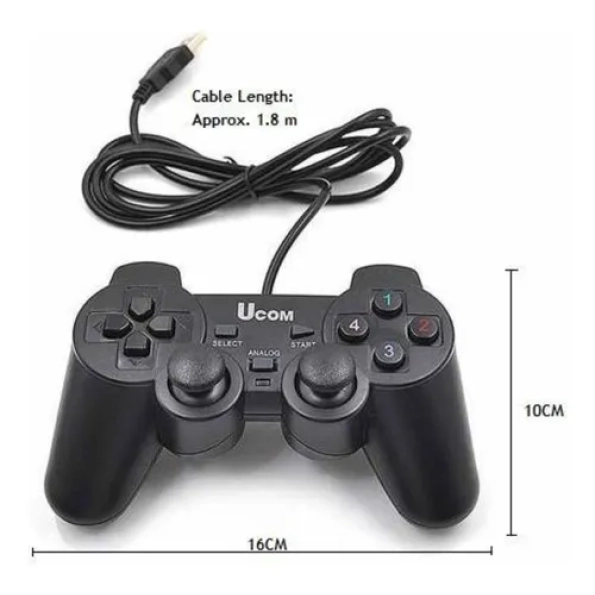 Joypad De Doble Choque Para Pc Ucom-704 - Imagen 2