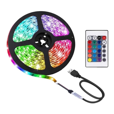 TIRA DE LUCES LED CON RGB 10M