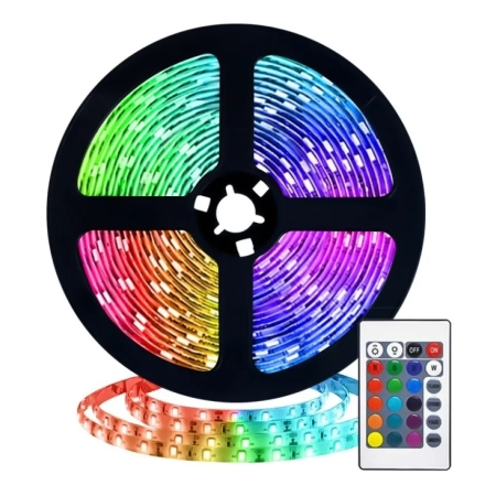 TIRA DE LUCES LED CON RGB 3M