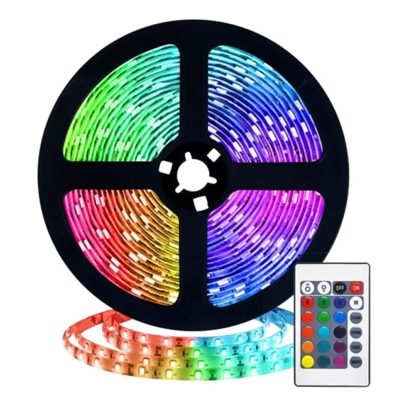 TIRA DE LUCES LED CON RGB 3M